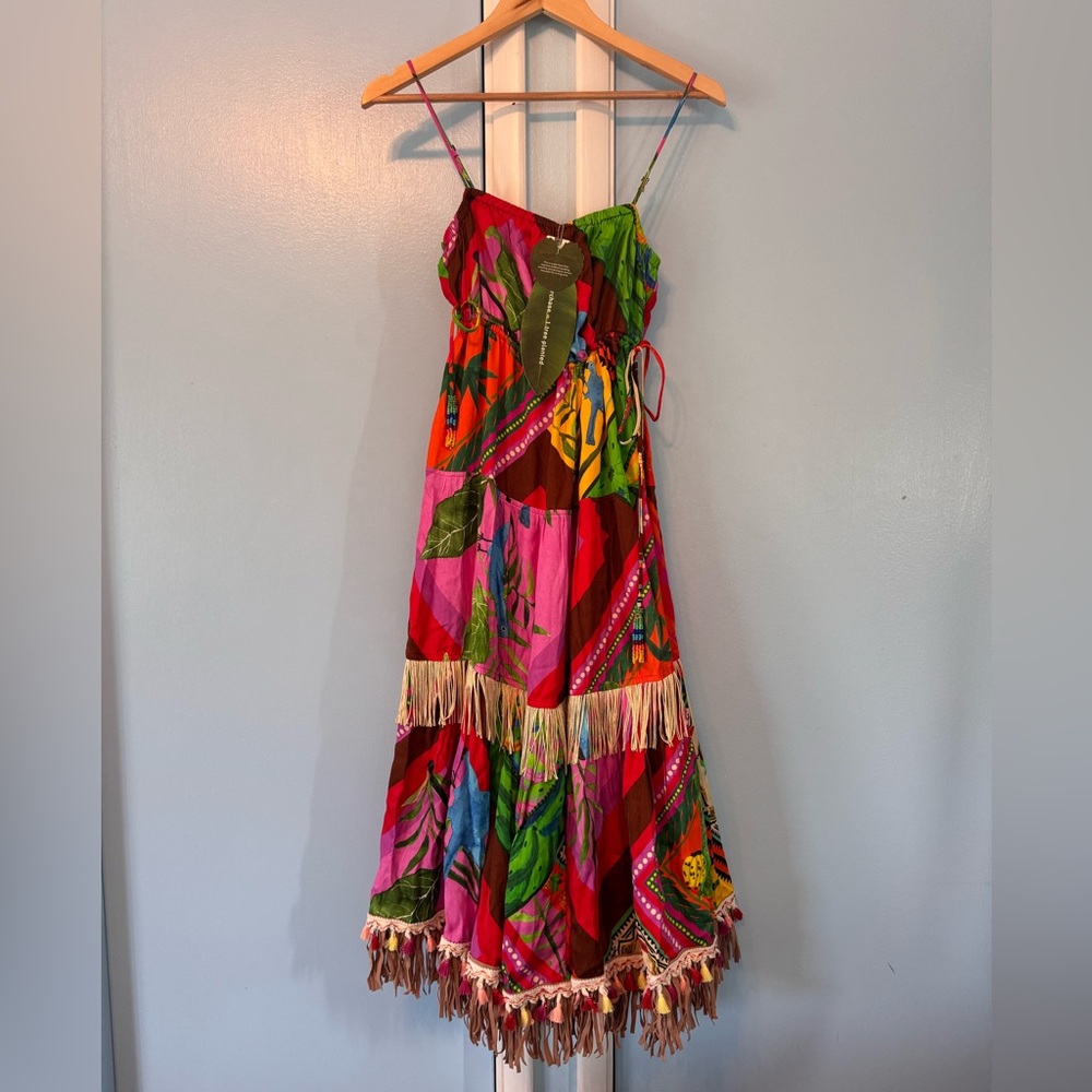 SOLD Farm Rio Tassle dress